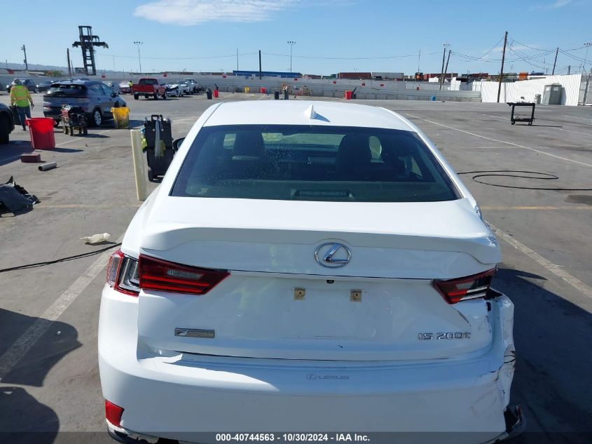 2016 Lexus Is 200T VIN: JTHBA1D21G5016274 Lot: 40744563