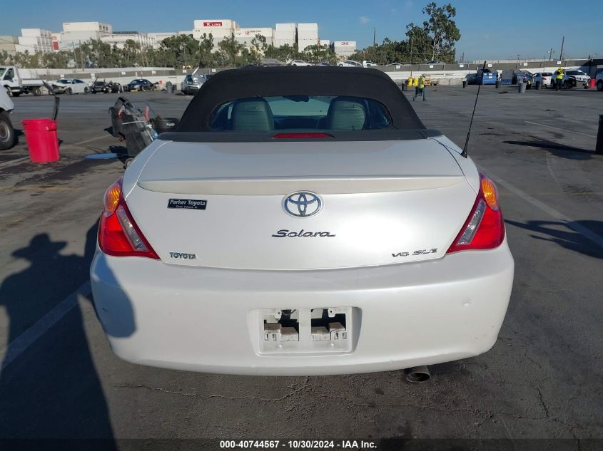 2004 Toyota Camry Solara Sle VIN: 4T1FA38P54U030471 Lot: 40744567