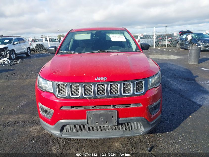 2018 Jeep Compass Sport 4X4 VIN: 3C4NJDAB7JT248907 Lot: 40744582