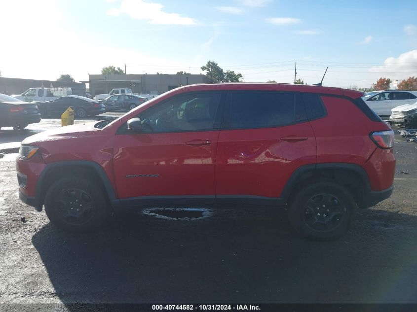 2018 Jeep Compass Sport 4X4 VIN: 3C4NJDAB7JT248907 Lot: 40744582