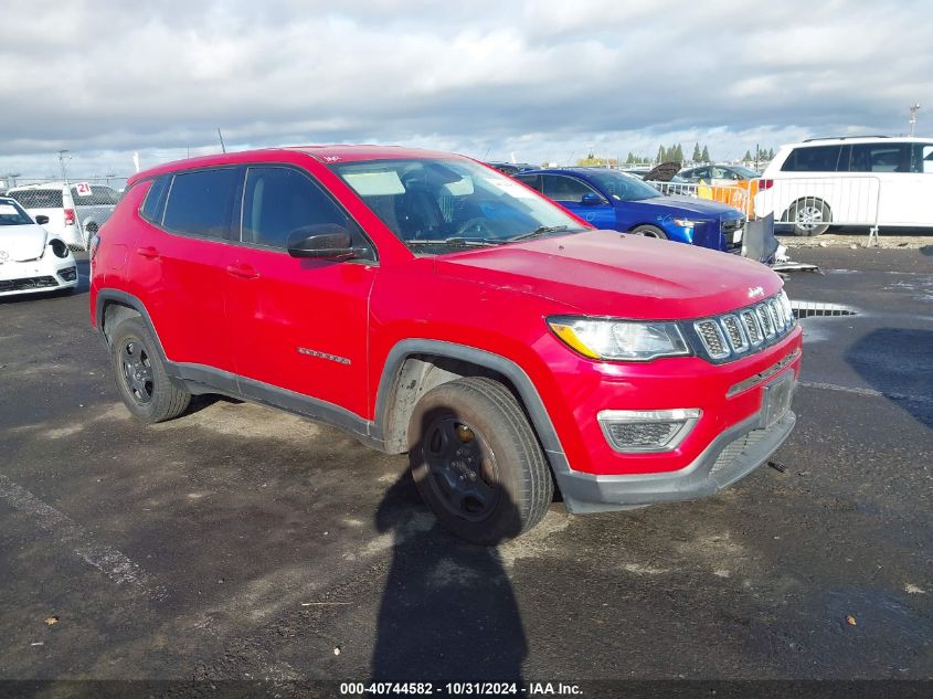 2018 Jeep Compass Sport 4X4 VIN: 3C4NJDAB7JT248907 Lot: 40744582