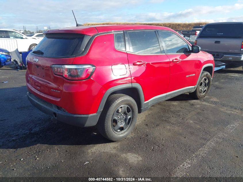 2018 Jeep Compass Sport 4X4 VIN: 3C4NJDAB7JT248907 Lot: 40744582