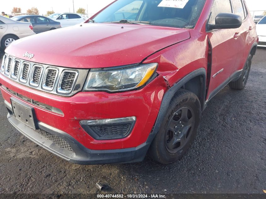 2018 Jeep Compass Sport 4X4 VIN: 3C4NJDAB7JT248907 Lot: 40744582