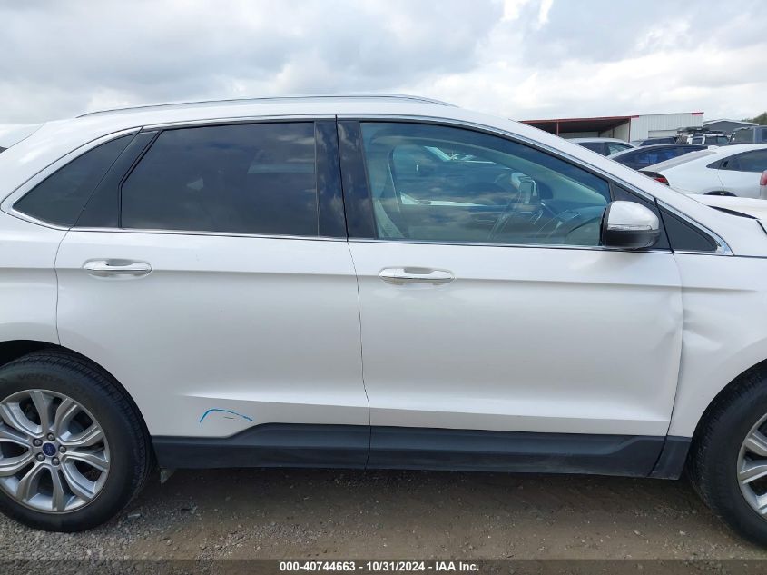 2019 Ford Edge Titanium VIN: 2FMPK3K95KBC01072 Lot: 40744663