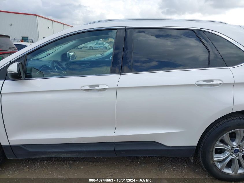 2019 Ford Edge Titanium VIN: 2FMPK3K95KBC01072 Lot: 40744663