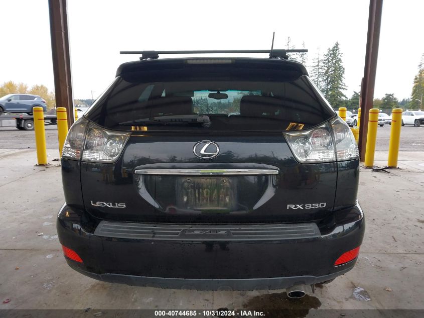 2004 Lexus Rx 330 Base (A5) VIN: JTJGA31UX40030799 Lot: 40744685