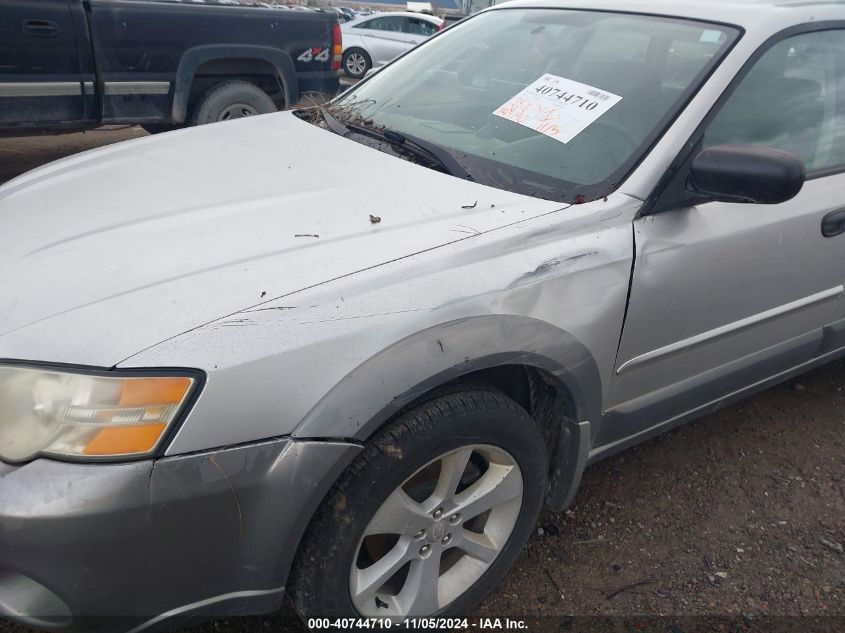 2007 Subaru Outback 2.5I VIN: 4S4BP61C677312434 Lot: 40744710