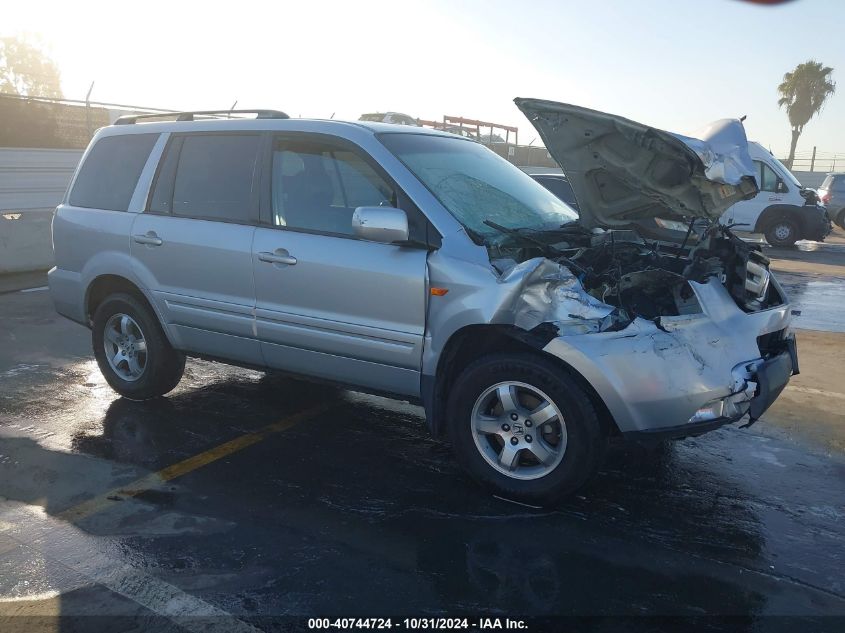 2006 Honda Pilot Ex-L VIN: 2HKYF18526H533616 Lot: 40744724