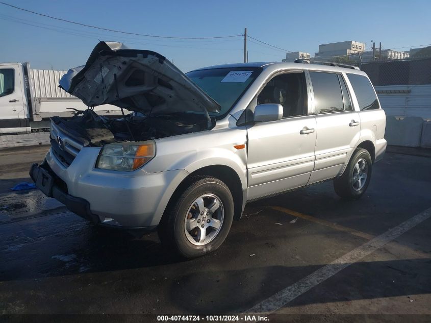 2006 Honda Pilot Ex-L VIN: 2HKYF18526H533616 Lot: 40744724