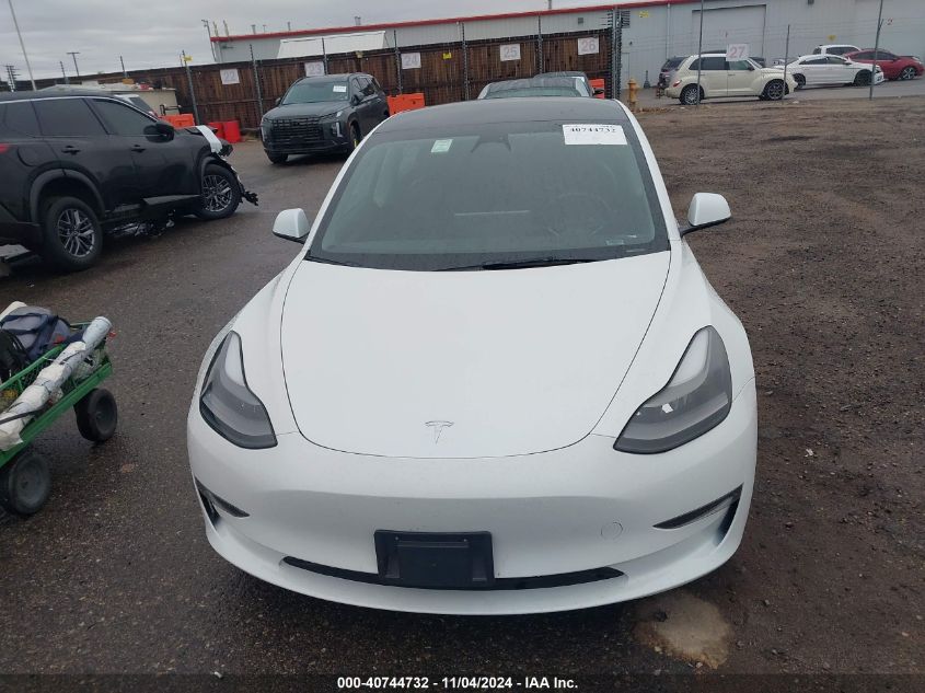 2023 Tesla Model 3 Long Range Dual Motor All-Wheel Drive VIN: 5YJ3E1EB3PF390084 Lot: 40744732