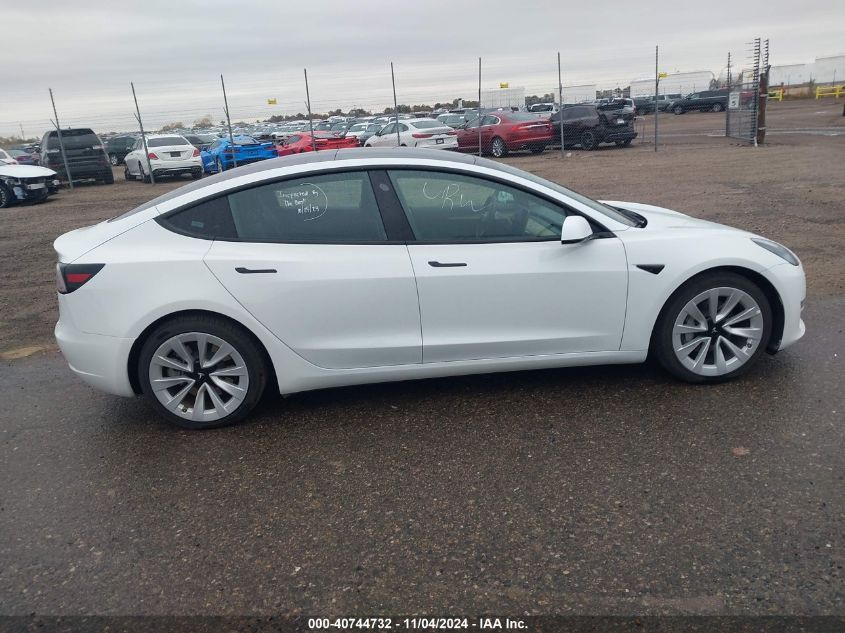 2023 Tesla Model 3 Long Range Dual Motor All-Wheel Drive VIN: 5YJ3E1EB3PF390084 Lot: 40744732