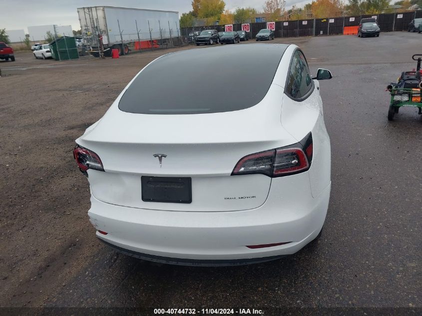 2023 Tesla Model 3 Long Range Dual Motor All-Wheel Drive VIN: 5YJ3E1EB3PF390084 Lot: 40744732