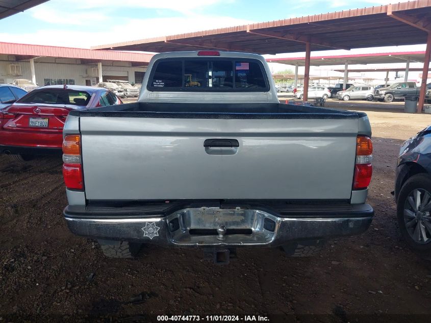 2001 Toyota Tacoma Base V6 VIN: 5TEWN72NX1Z753999 Lot: 40744773