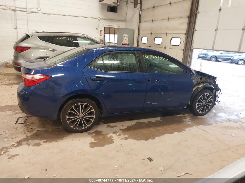 2015 Toyota Corolla S Plus VIN: 2T1BURHE9FC384294 Lot: 40744777