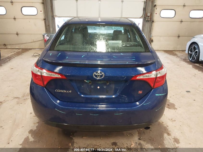 2015 Toyota Corolla S Plus VIN: 2T1BURHE9FC384294 Lot: 40744777