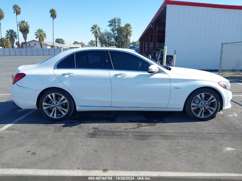 2018 Mercedes-Benz C 350E VIN: 55SWF4HB7JU256305 Lot: 40744788