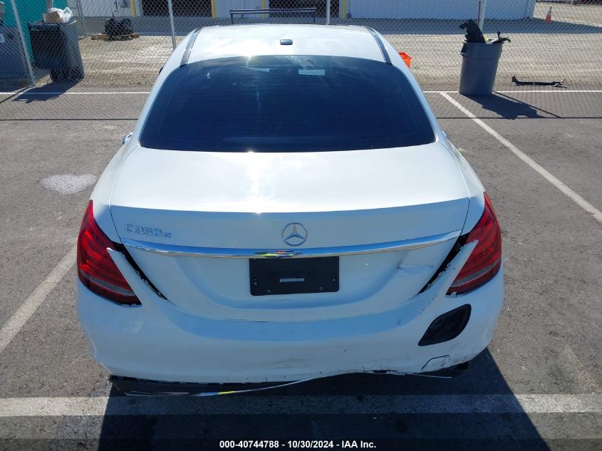 2018 Mercedes-Benz C 350E VIN: 55SWF4HB7JU256305 Lot: 40744788