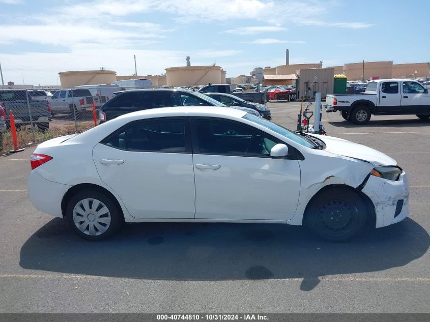 2014 Toyota Corolla Le VIN: 5YFBURHE7EP044348 Lot: 40744810