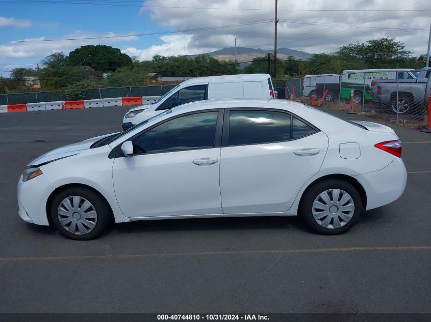 2014 Toyota Corolla Le VIN: 5YFBURHE7EP044348 Lot: 40744810