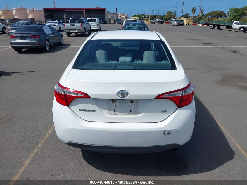 2014 Toyota Corolla Le VIN: 5YFBURHE7EP044348 Lot: 40744810