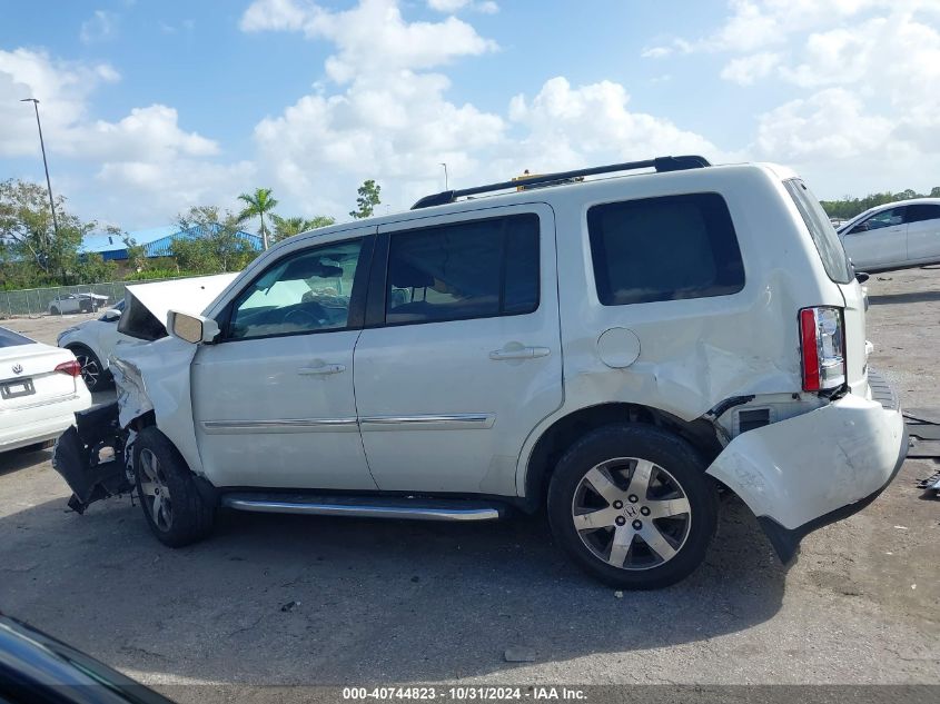 2015 Honda Pilot Touring VIN: 5FNYF4H90FB506174 Lot: 40744823