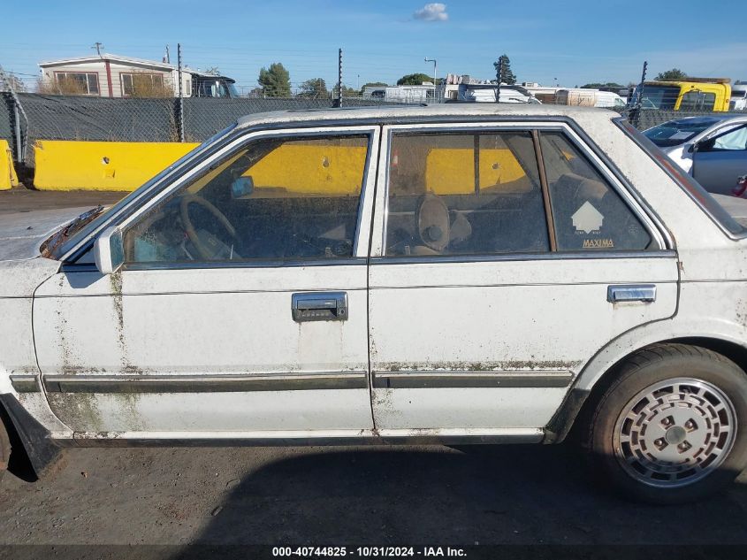 1986 Nissan Maxima VIN: JN1HU11S9GT127340 Lot: 40744825