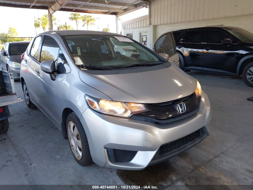 2015 Honda Fit Lx VIN: 3HGGK5H58FM748654 Lot: 40744881