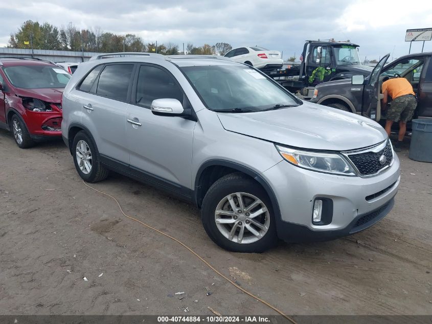 2014 Kia Sorento Lx VIN: 5XYKT3A66EG471897 Lot: 40744884