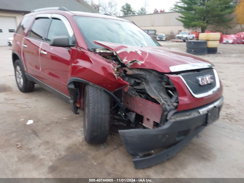 2011 GMC Acadia Sl VIN: 1GKKVNED6BJ320539 Lot: 40744905