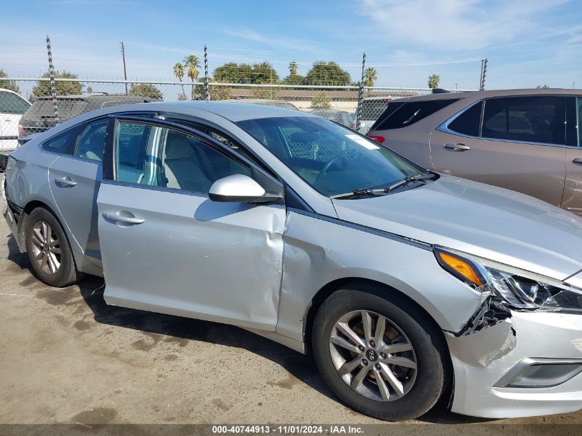 2017 Hyundai Sonata VIN: 5NPE24AF2HH474055 Lot: 40744913