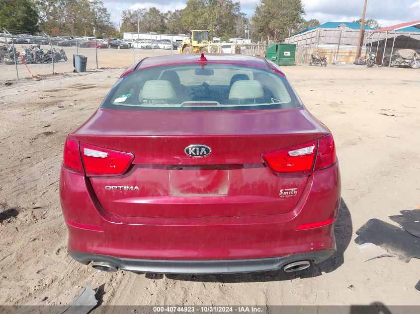 2014 Kia Optima Ex VIN: 5XXGN4A70EG294850 Lot: 40744923