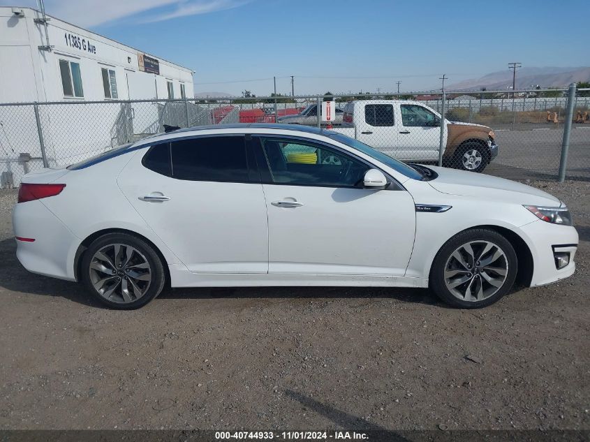 2014 Kia Optima Sx Turbo VIN: 5XXGR4A65EG265727 Lot: 40744933