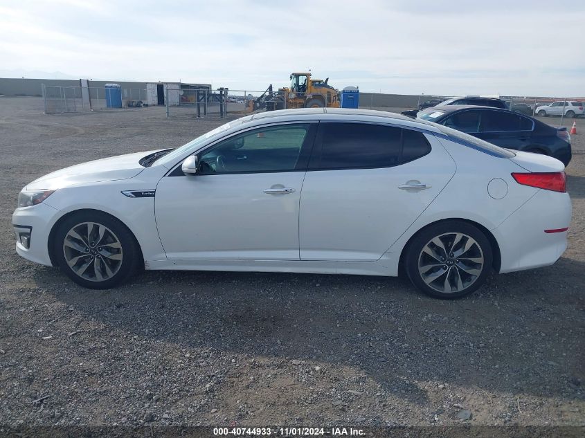 2014 Kia Optima Sx Turbo VIN: 5XXGR4A65EG265727 Lot: 40744933