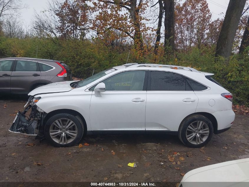 2015 Lexus Rx 350 VIN: JTJZK1BA6F2422278 Lot: 40744983