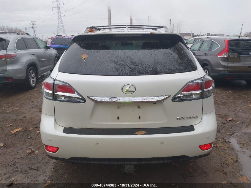 2015 Lexus Rx 350 VIN: JTJZK1BA6F2422278 Lot: 40744983