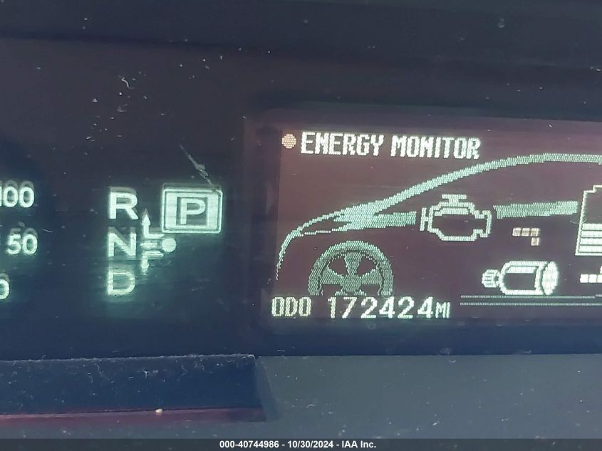 2011 Toyota Prius Five VIN: JTDKN3DU6B0320242 Lot: 40744986