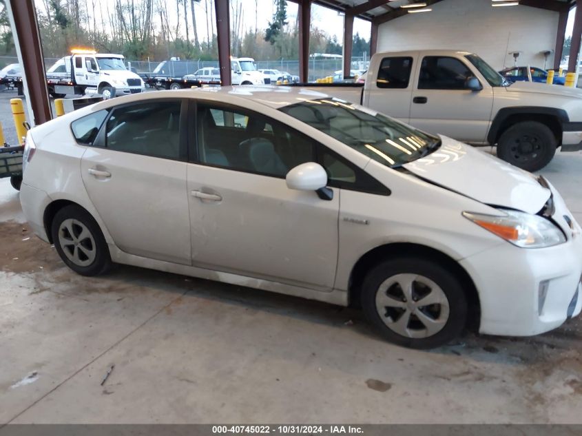 2014 Toyota Prius Four VIN: JTDKN3DU4E0368889 Lot: 40745022