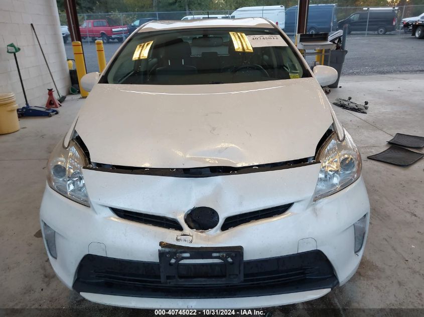 2014 Toyota Prius Four VIN: JTDKN3DU4E0368889 Lot: 40745022