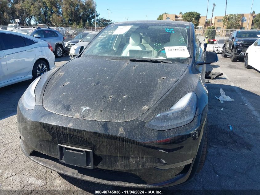 2023 Tesla Model Y Performance Dual Motor All-Wheel Drive VIN: 7SAYGDEF5PF663940 Lot: 40745038