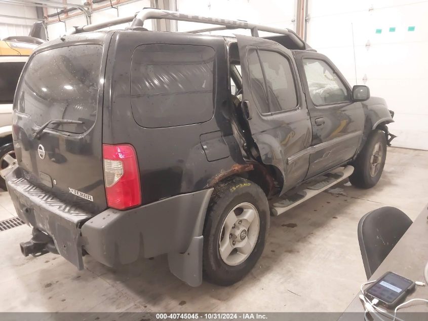 2002 Nissan Xterra Xe VIN: 5N1ED28Y12C524755 Lot: 40745045