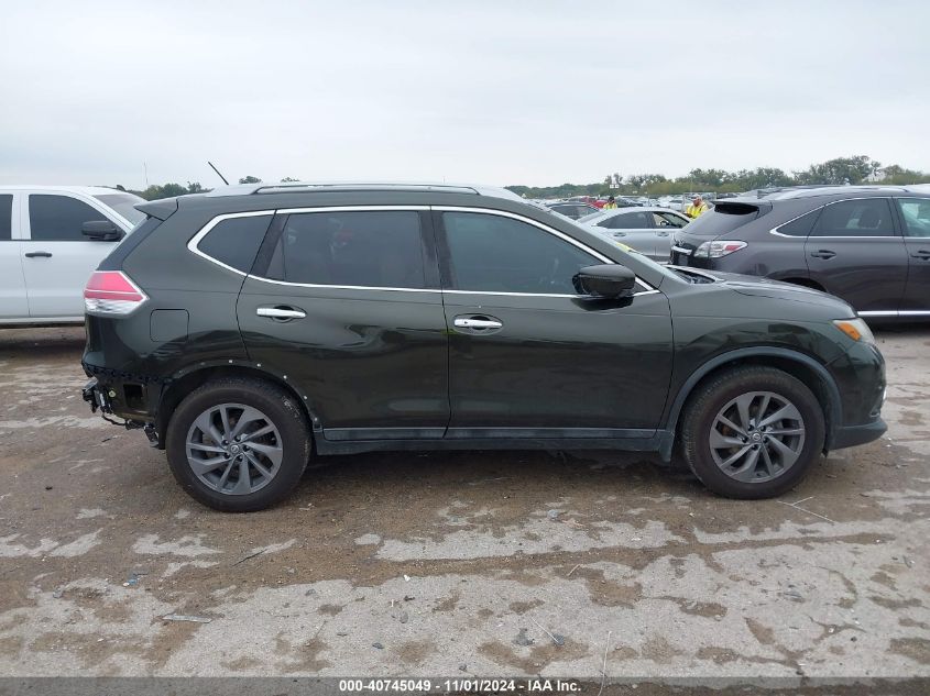 2016 Nissan Rogue Sl VIN: 5N1AT2MT3GC864007 Lot: 40745049