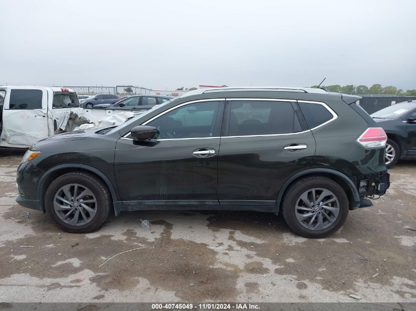 2016 Nissan Rogue Sl VIN: 5N1AT2MT3GC864007 Lot: 40745049