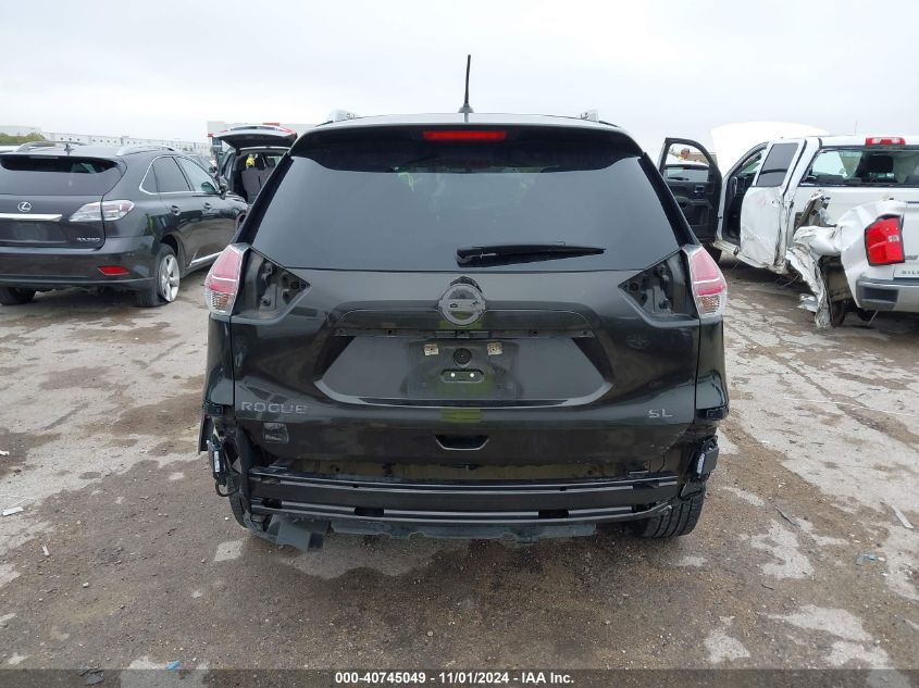 2016 Nissan Rogue Sl VIN: 5N1AT2MT3GC864007 Lot: 40745049