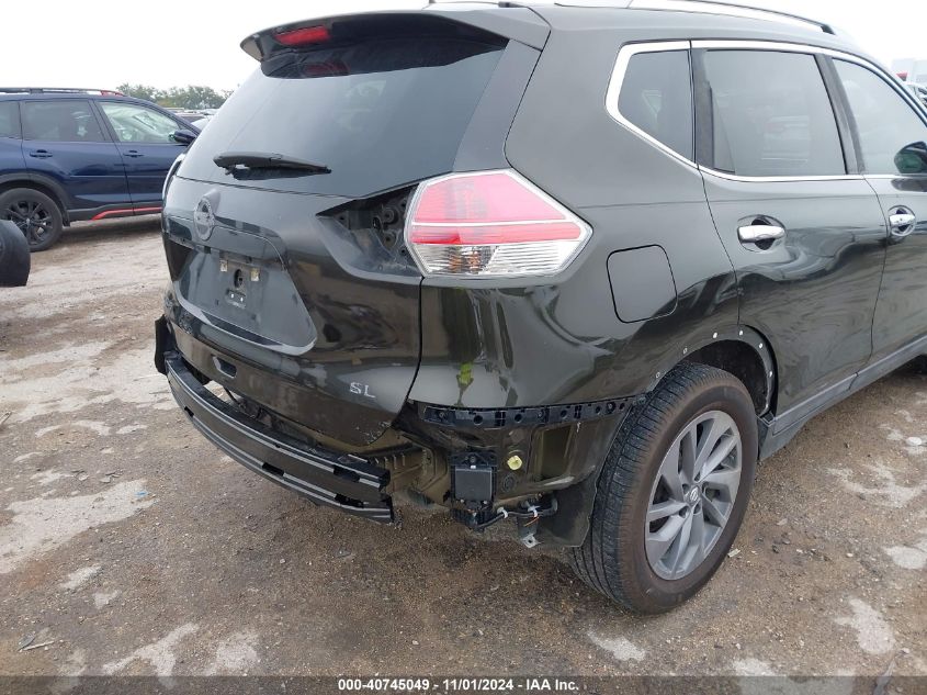 2016 Nissan Rogue Sl VIN: 5N1AT2MT3GC864007 Lot: 40745049