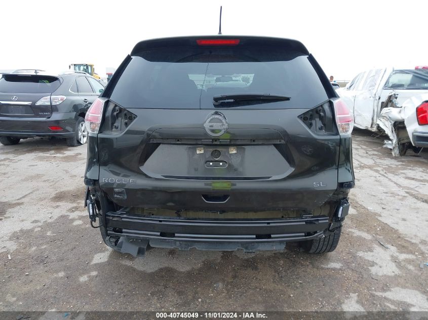 2016 Nissan Rogue Sl VIN: 5N1AT2MT3GC864007 Lot: 40745049