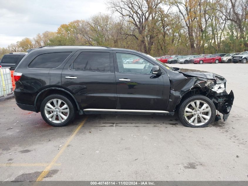 2013 Dodge Durango Crew VIN: 1C4RDHDG8DC592706 Lot: 40745114