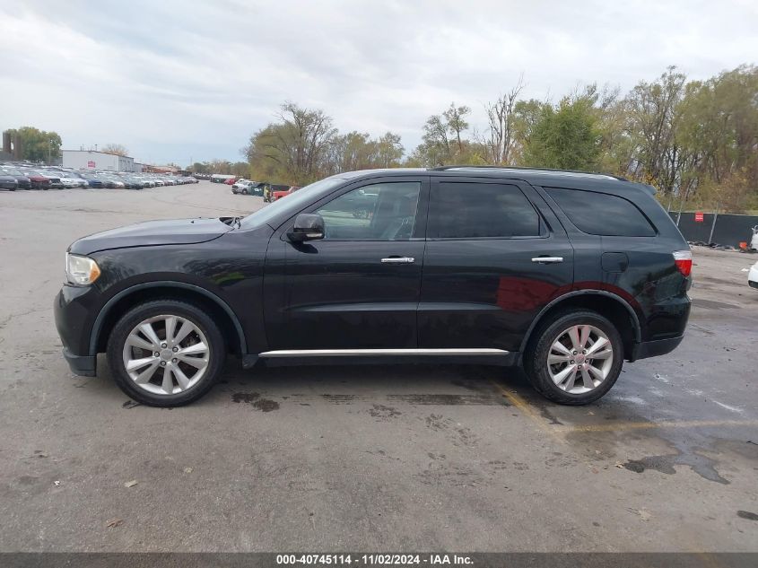 2013 Dodge Durango Crew VIN: 1C4RDHDG8DC592706 Lot: 40745114