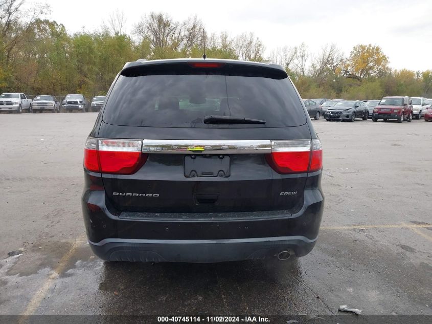 2013 Dodge Durango Crew VIN: 1C4RDHDG8DC592706 Lot: 40745114