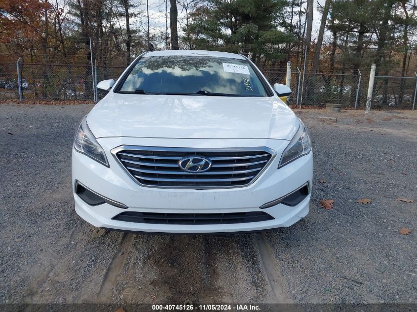 2016 Hyundai Sonata Se VIN: 5NPE24AF7GH338020 Lot: 40745126