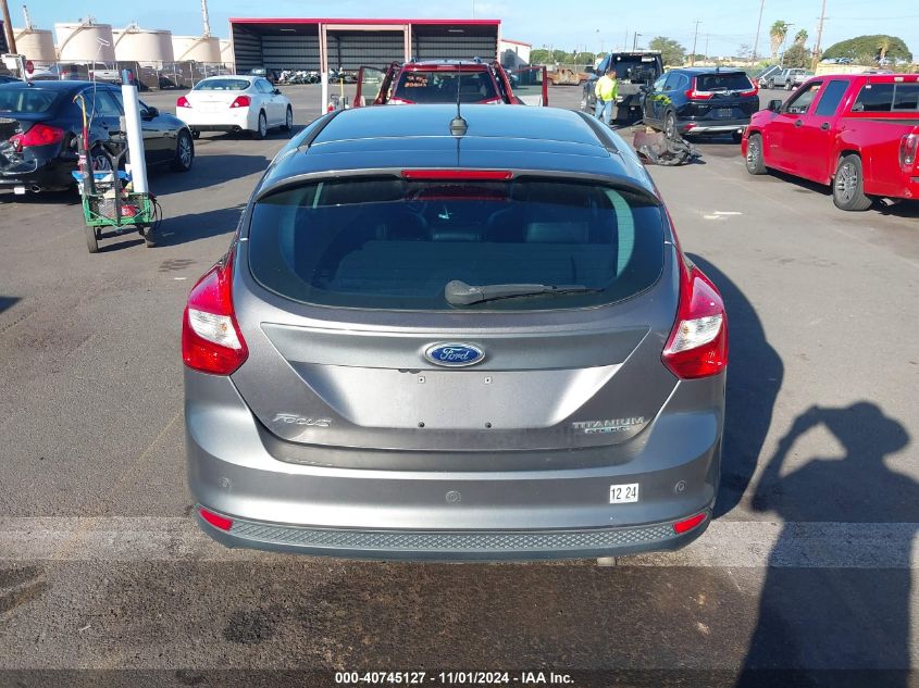 2013 Ford Focus Titanium VIN: 1FADP3N25DL178019 Lot: 40745127